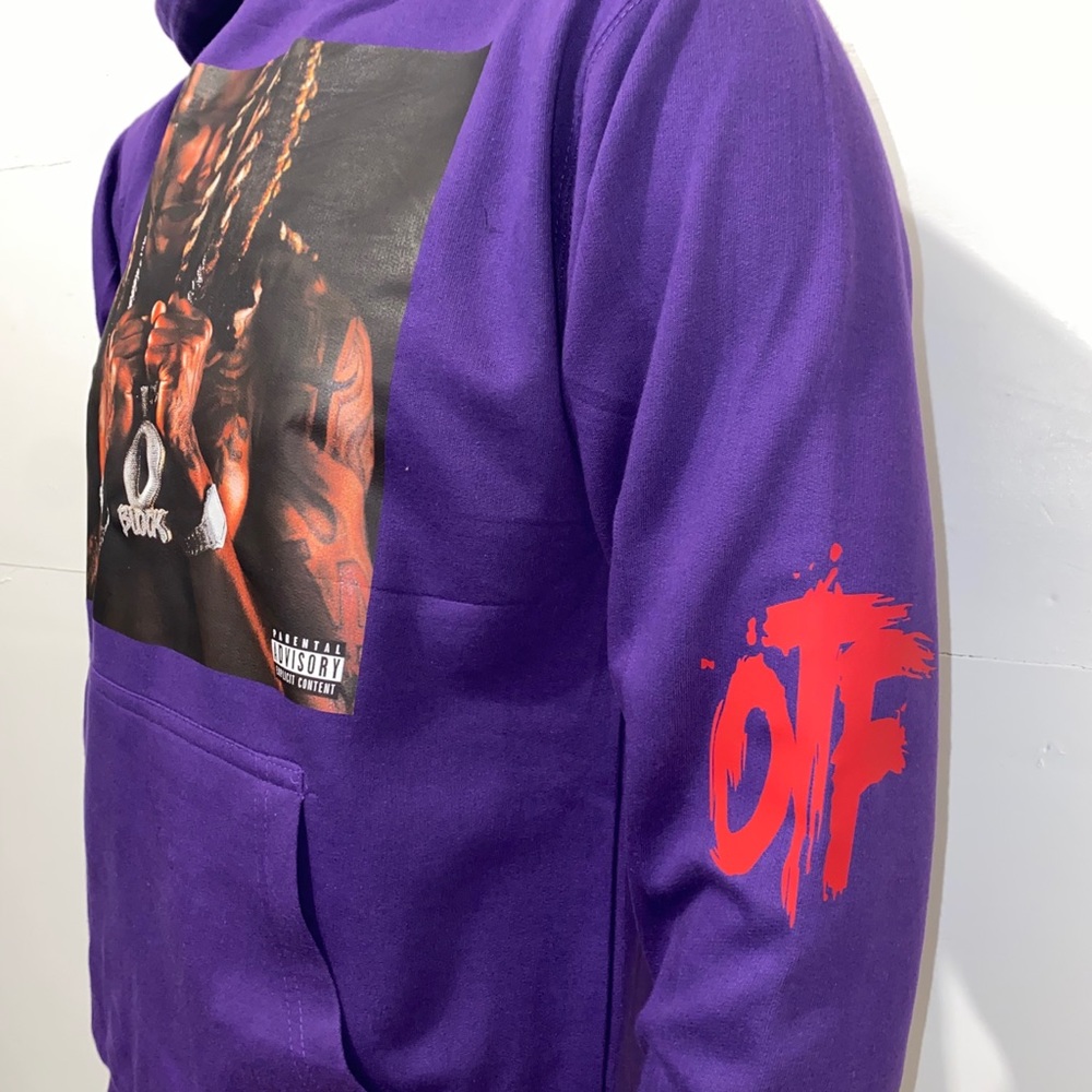 King Von Welcome to The O Purple Hoodie Unisex New - Picture 2 of 6